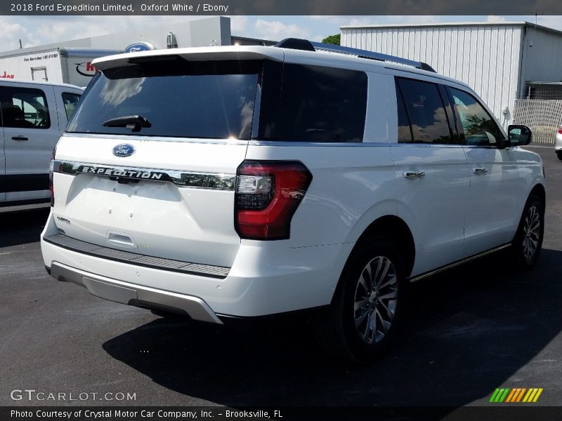 Oxford White / Ebony 2018 Ford Expedition Limited