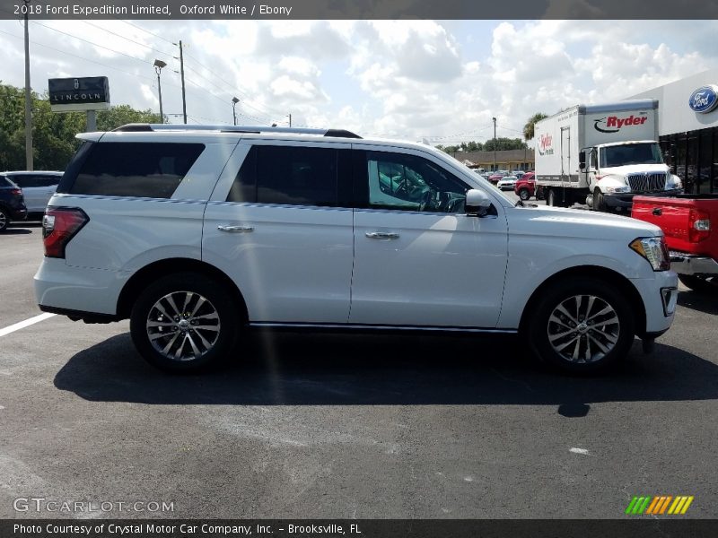 Oxford White / Ebony 2018 Ford Expedition Limited