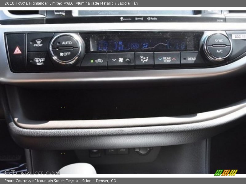 Alumina Jade Metallic / Saddle Tan 2018 Toyota Highlander Limited AWD