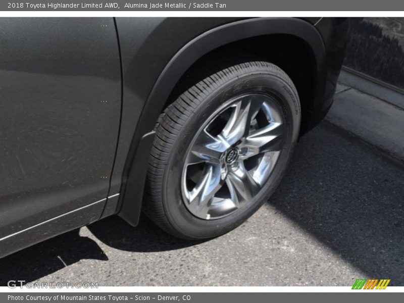 Alumina Jade Metallic / Saddle Tan 2018 Toyota Highlander Limited AWD