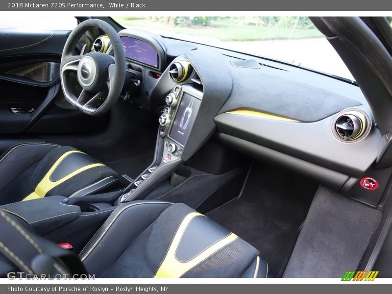 Dashboard of 2018 720S Performance