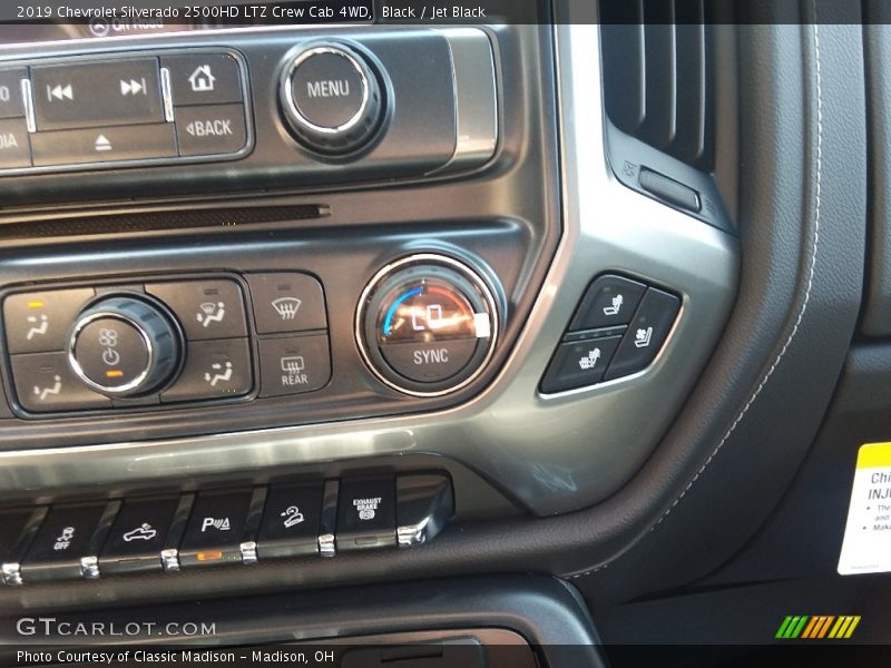 Black / Jet Black 2019 Chevrolet Silverado 2500HD LTZ Crew Cab 4WD