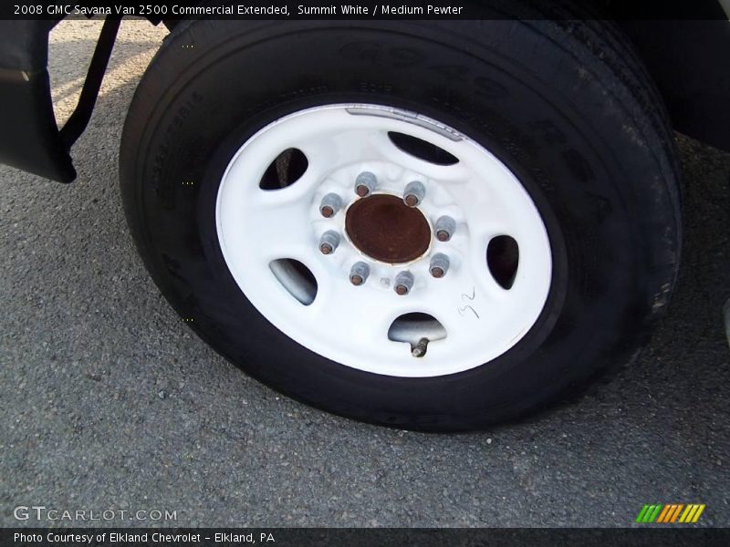 Summit White / Medium Pewter 2008 GMC Savana Van 2500 Commercial Extended