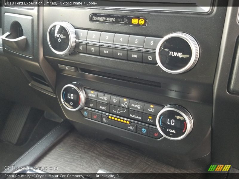 Oxford White / Ebony 2018 Ford Expedition Limited