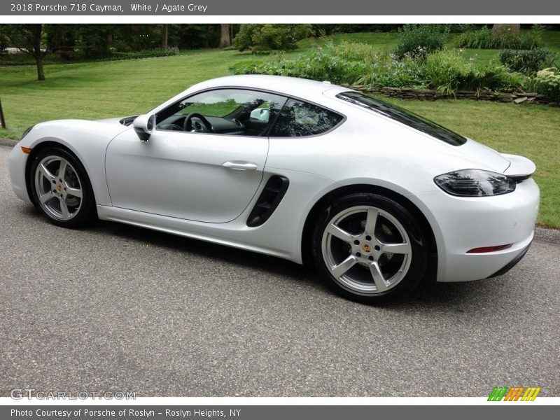 White / Agate Grey 2018 Porsche 718 Cayman