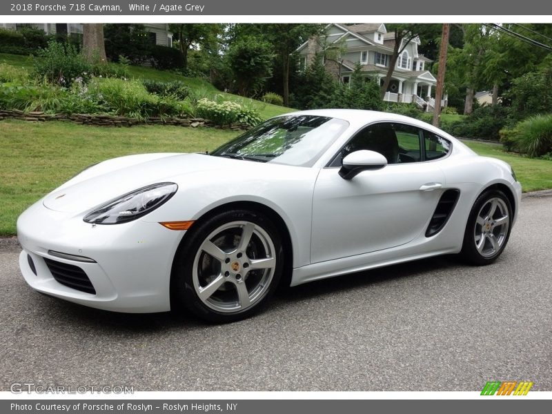 White / Agate Grey 2018 Porsche 718 Cayman