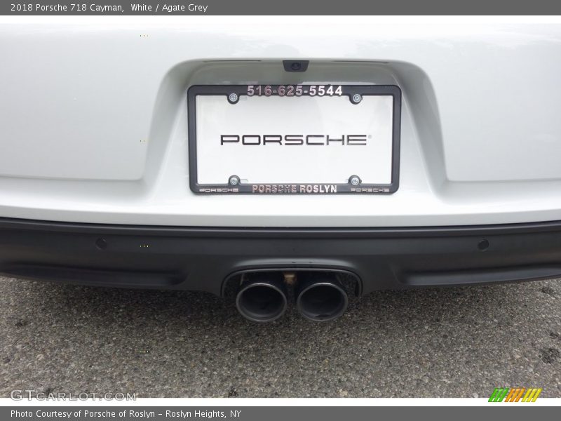 White / Agate Grey 2018 Porsche 718 Cayman