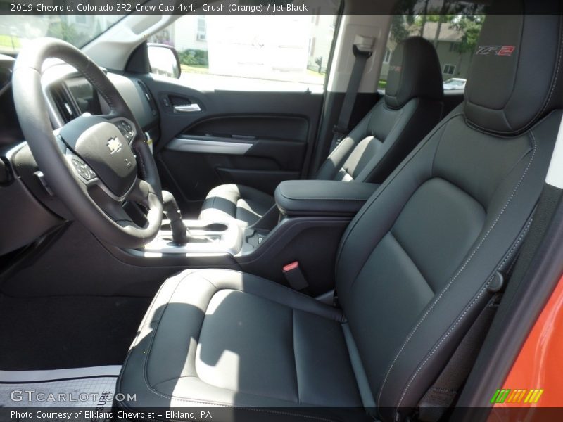 Front Seat of 2019 Colorado ZR2 Crew Cab 4x4