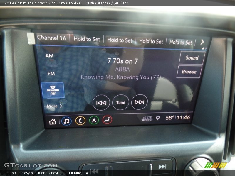 Controls of 2019 Colorado ZR2 Crew Cab 4x4