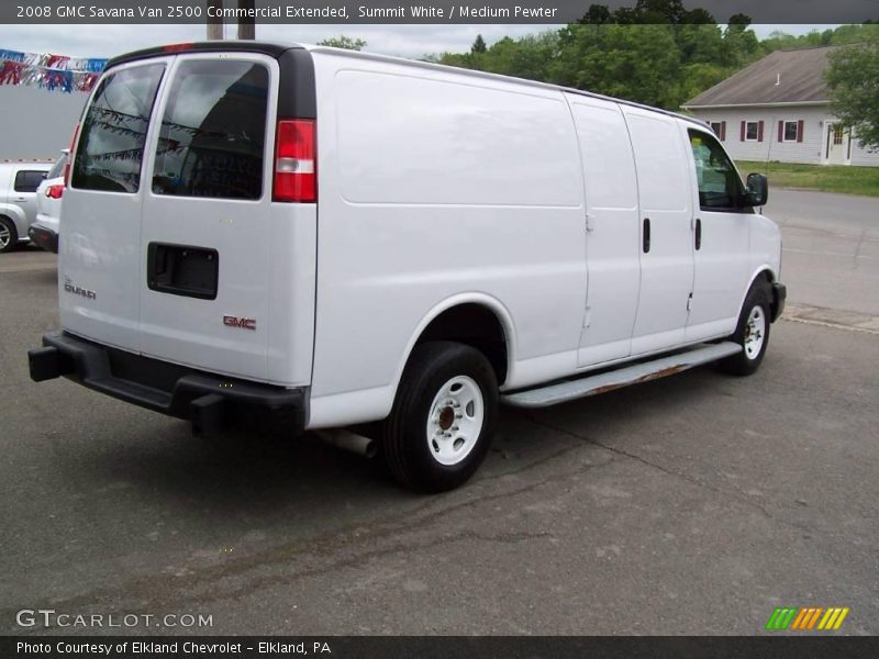 Summit White / Medium Pewter 2008 GMC Savana Van 2500 Commercial Extended