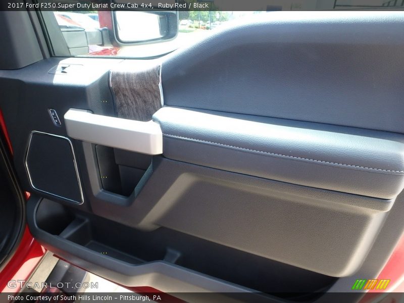 Ruby Red / Black 2017 Ford F250 Super Duty Lariat Crew Cab 4x4