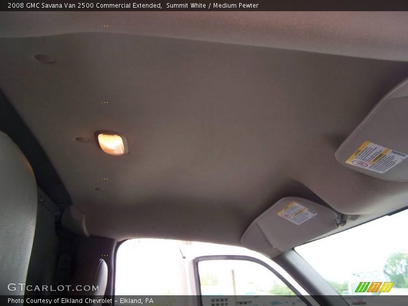 Summit White / Medium Pewter 2008 GMC Savana Van 2500 Commercial Extended
