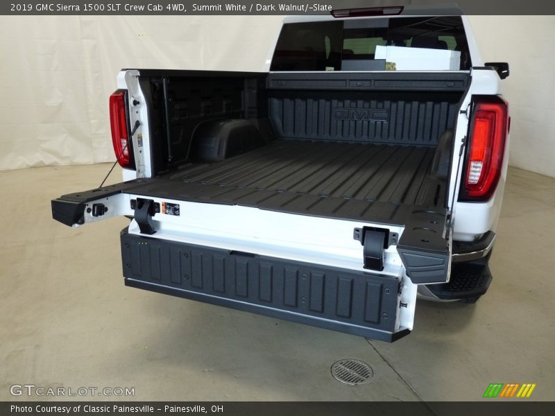 Summit White / Dark Walnut/­Slate 2019 GMC Sierra 1500 SLT Crew Cab 4WD