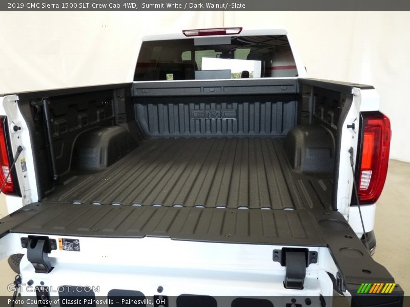 Summit White / Dark Walnut/­Slate 2019 GMC Sierra 1500 SLT Crew Cab 4WD