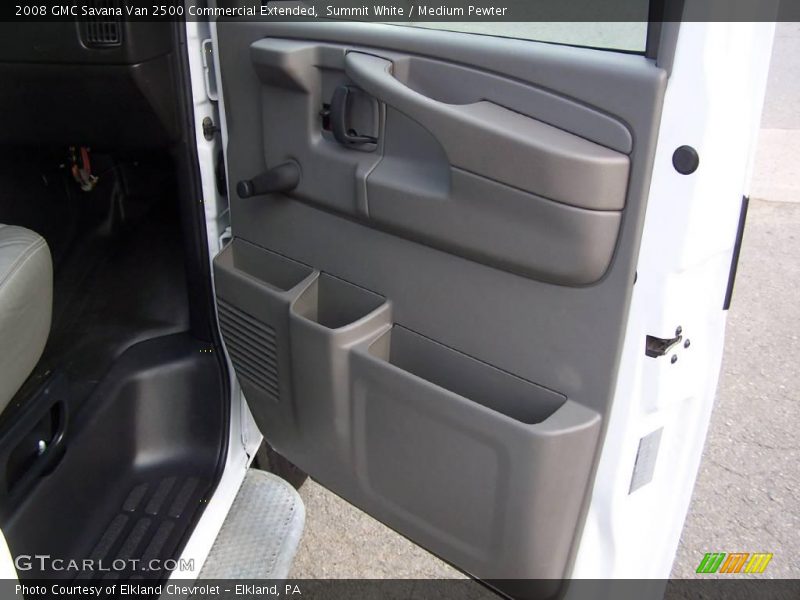 Summit White / Medium Pewter 2008 GMC Savana Van 2500 Commercial Extended