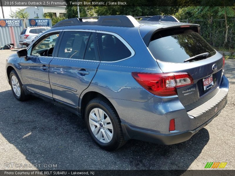 Twilight Blue Metallic / Slate Black 2016 Subaru Outback 2.5i Premium