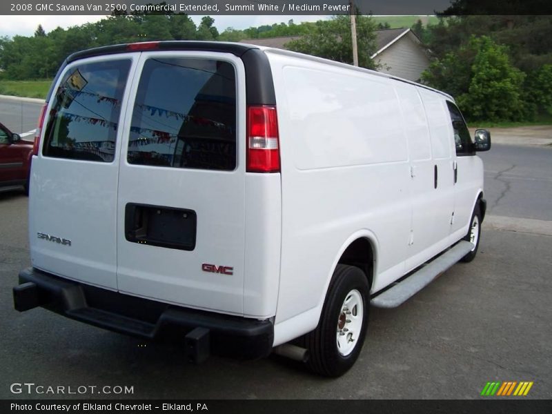 Summit White / Medium Pewter 2008 GMC Savana Van 2500 Commercial Extended