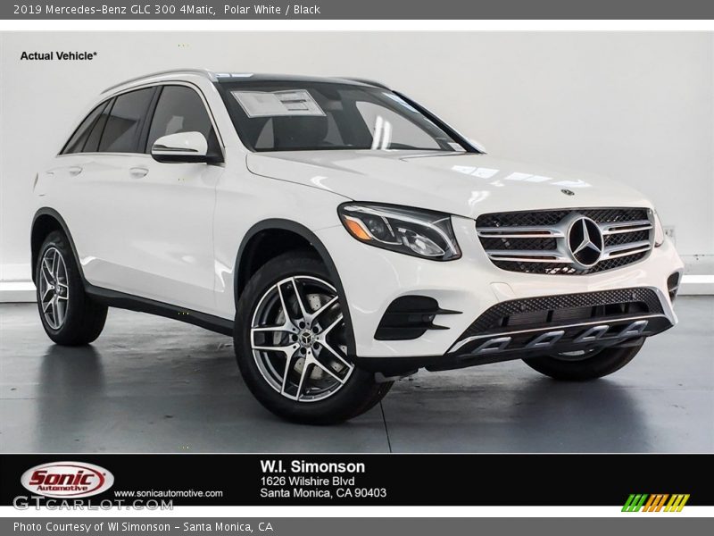 Polar White / Black 2019 Mercedes-Benz GLC 300 4Matic