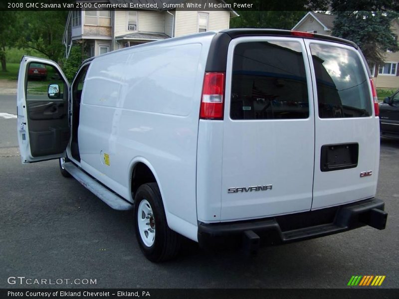 Summit White / Medium Pewter 2008 GMC Savana Van 2500 Commercial Extended