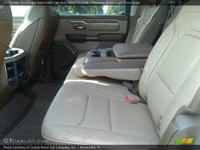 Rear Seat of 2019 1500 Long Horn Crew Cab 4x4