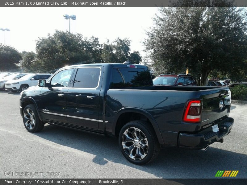 Maximum Steel Metallic / Black 2019 Ram 1500 Limited Crew Cab