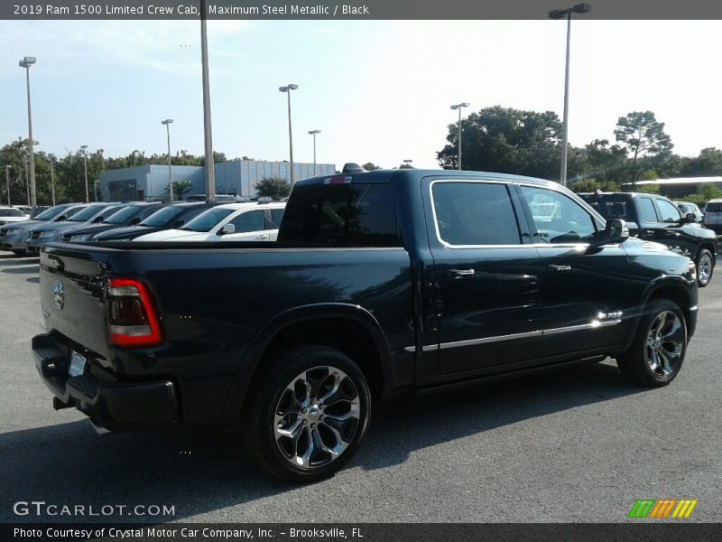 Maximum Steel Metallic / Black 2019 Ram 1500 Limited Crew Cab