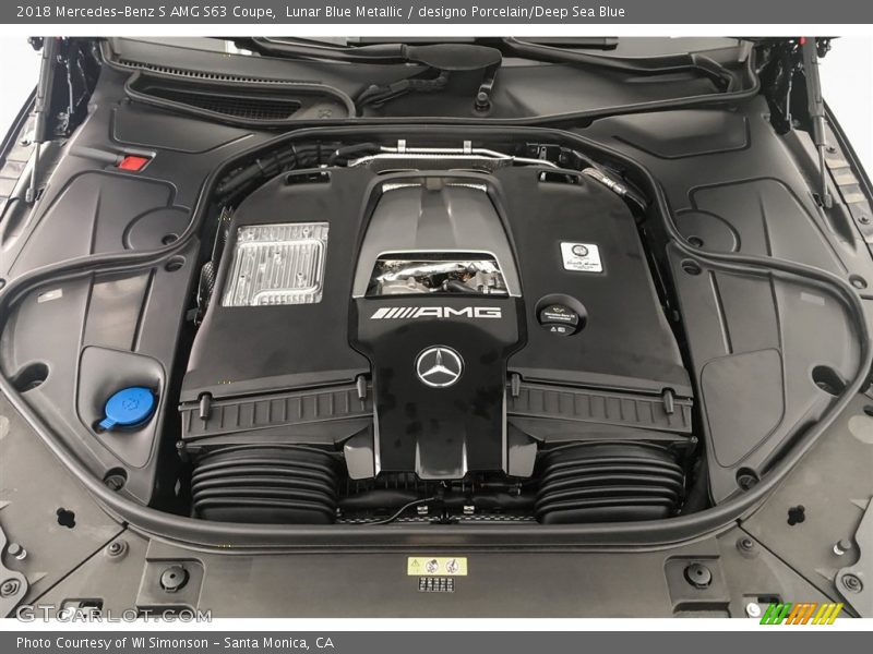  2018 S AMG S63 Coupe Engine - 4.0 Liter biturbo DOHC 32-Valve VVT V8