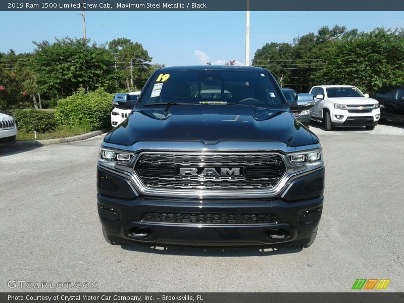 Maximum Steel Metallic / Black 2019 Ram 1500 Limited Crew Cab