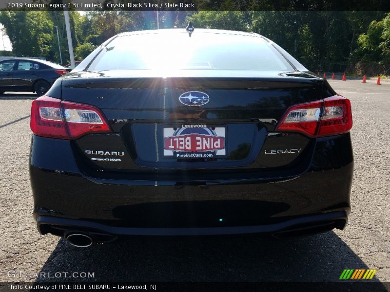 Crystal Black Silica / Slate Black 2019 Subaru Legacy 2.5i Limited