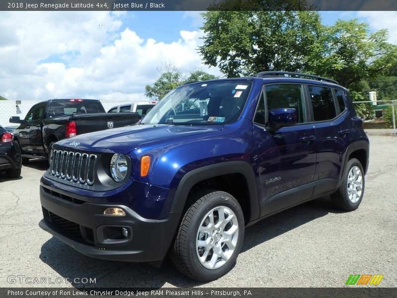 Jetset Blue / Black 2018 Jeep Renegade Latitude 4x4