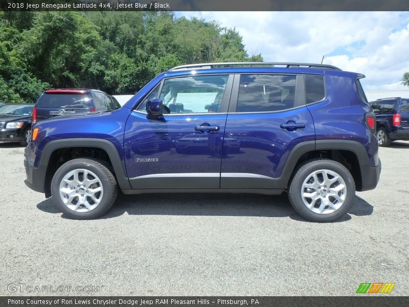 Jetset Blue / Black 2018 Jeep Renegade Latitude 4x4