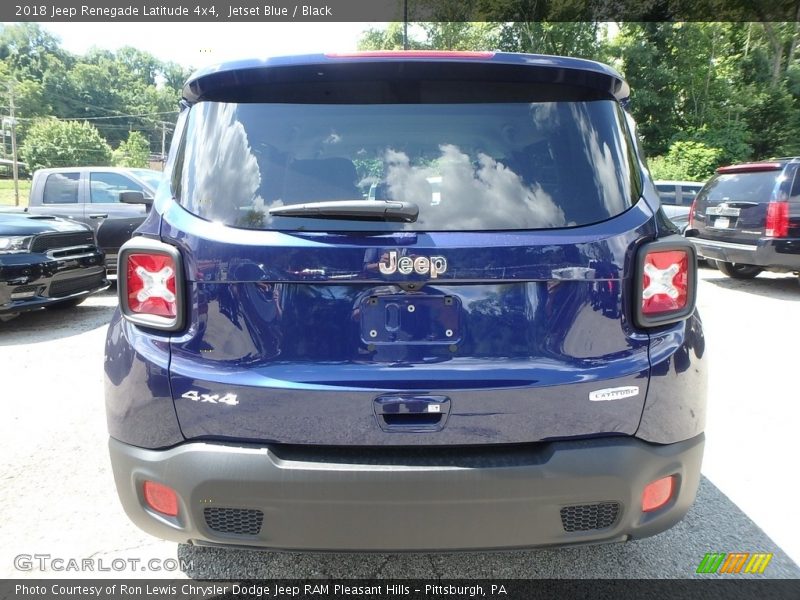 Jetset Blue / Black 2018 Jeep Renegade Latitude 4x4