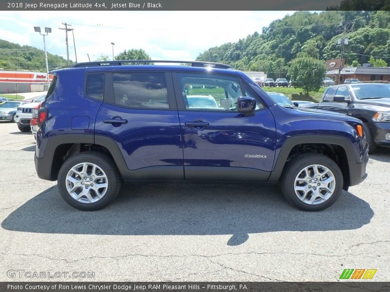 Jetset Blue / Black 2018 Jeep Renegade Latitude 4x4