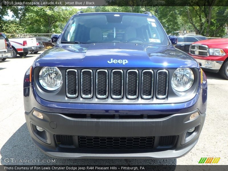 Jetset Blue / Black 2018 Jeep Renegade Latitude 4x4