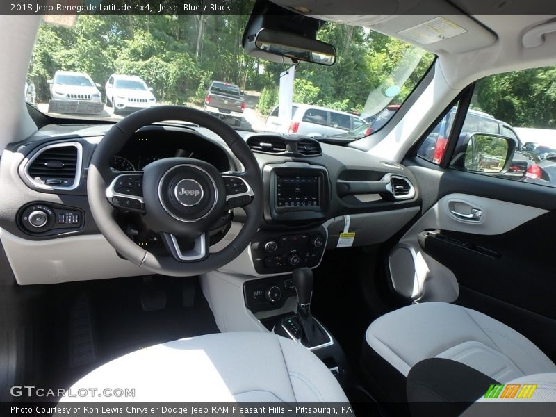 Jetset Blue / Black 2018 Jeep Renegade Latitude 4x4