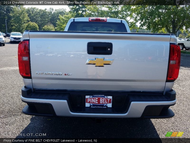 Silver Ice Metallic / Jet Black/Dark Ash 2019 Chevrolet Colorado WT Crew Cab 4x4