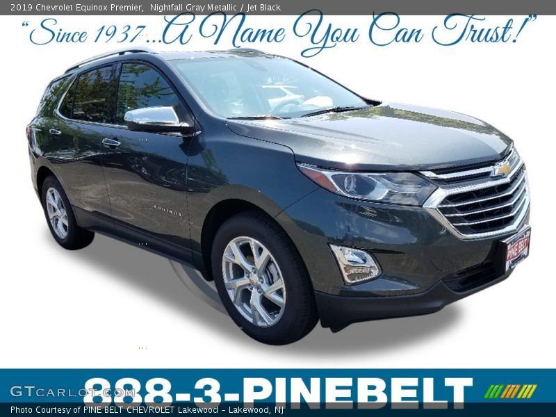 Nightfall Gray Metallic / Jet Black 2019 Chevrolet Equinox Premier