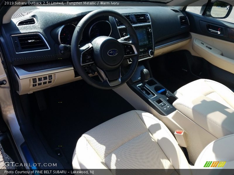 Tungsten Metallic / Warm Ivory 2019 Subaru Outback 2.5i Limited