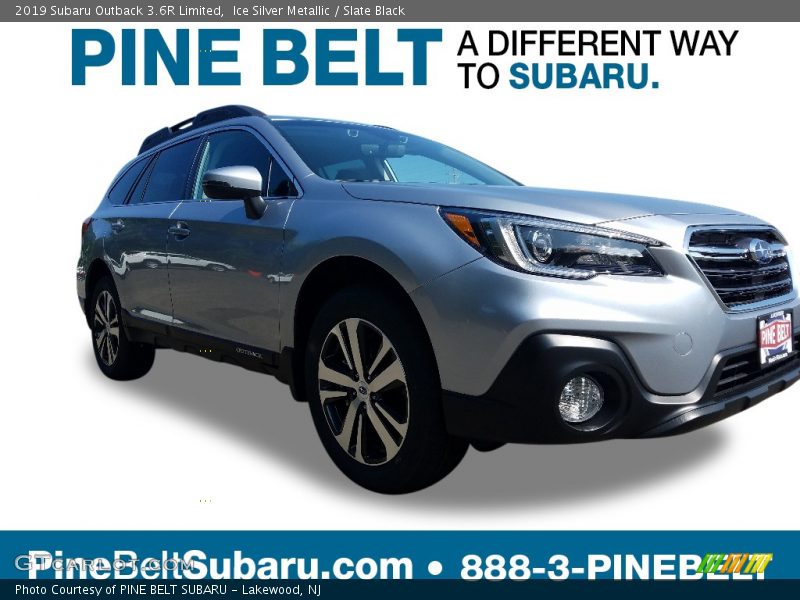 Ice Silver Metallic / Slate Black 2019 Subaru Outback 3.6R Limited