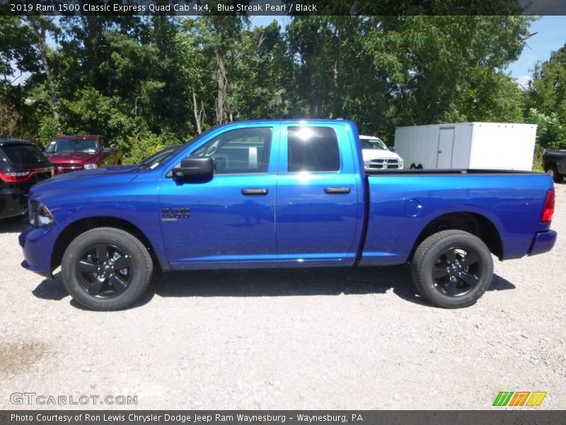  2019 1500 Classic Express Quad Cab 4x4 Blue Streak Pearl