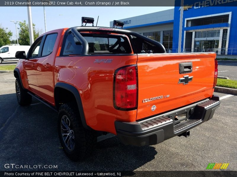 Crush (Orange) / Jet Black 2019 Chevrolet Colorado ZR2 Crew Cab 4x4