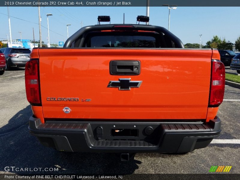 Crush (Orange) / Jet Black 2019 Chevrolet Colorado ZR2 Crew Cab 4x4