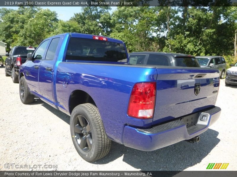 Blue Streak Pearl / Black 2019 Ram 1500 Classic Express Quad Cab 4x4