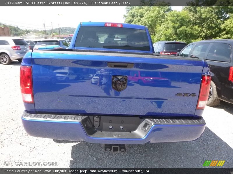 Blue Streak Pearl / Black 2019 Ram 1500 Classic Express Quad Cab 4x4