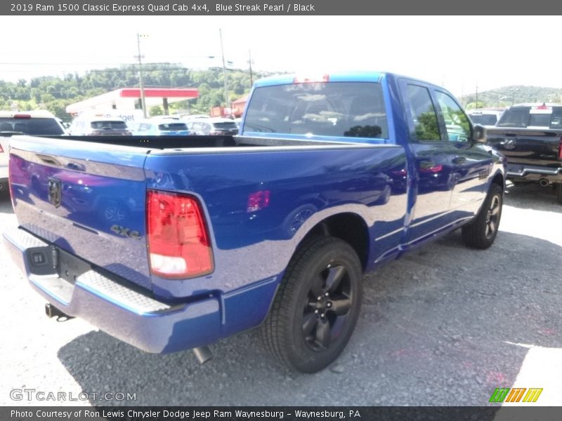 Blue Streak Pearl / Black 2019 Ram 1500 Classic Express Quad Cab 4x4