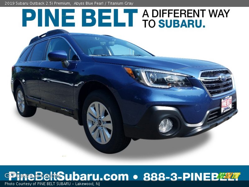 Abyss Blue Pearl / Titanium Gray 2019 Subaru Outback 2.5i Premium
