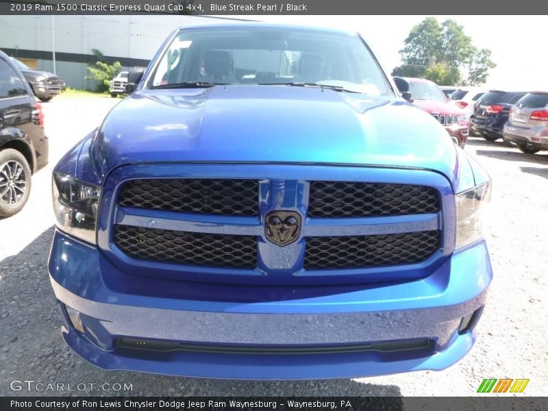 Blue Streak Pearl / Black 2019 Ram 1500 Classic Express Quad Cab 4x4