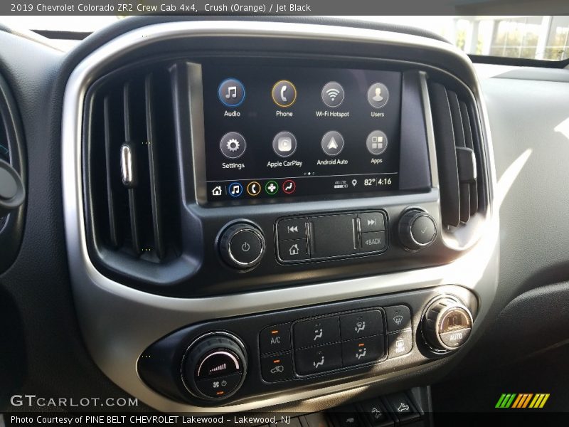 Crush (Orange) / Jet Black 2019 Chevrolet Colorado ZR2 Crew Cab 4x4