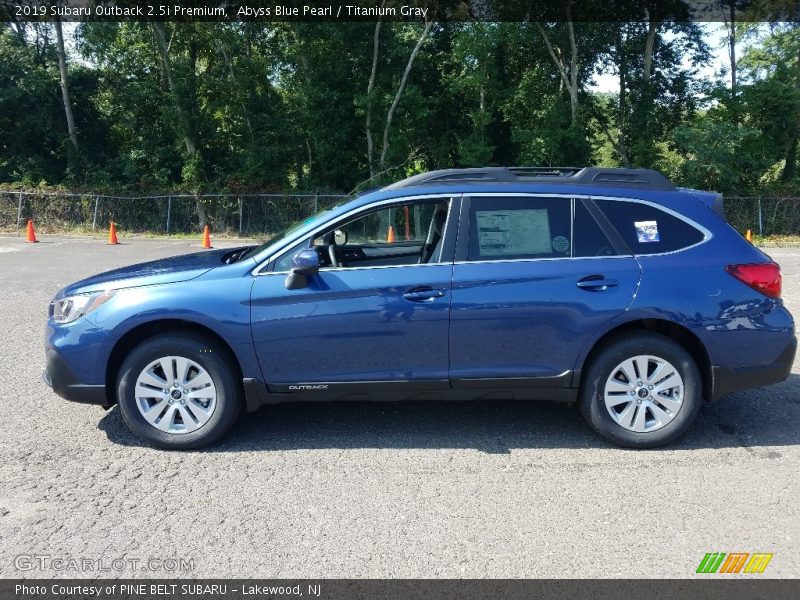  2019 Outback 2.5i Premium Abyss Blue Pearl