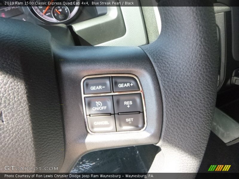 Blue Streak Pearl / Black 2019 Ram 1500 Classic Express Quad Cab 4x4